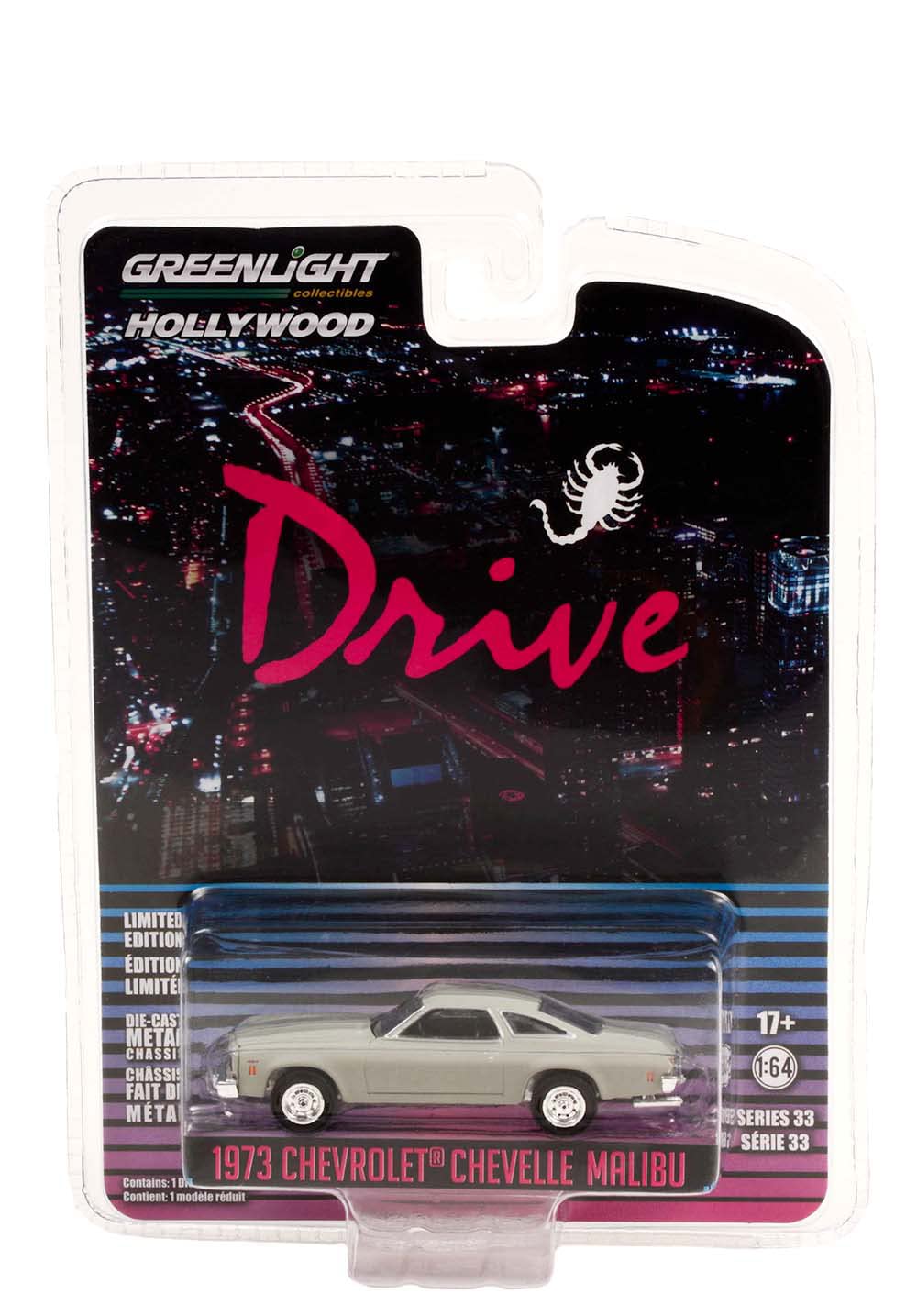 Greenlight 1:64 Drive (2011) - 1973 Chevrole& Chevell&e Malibu 44930-C [Shipping from Canada]