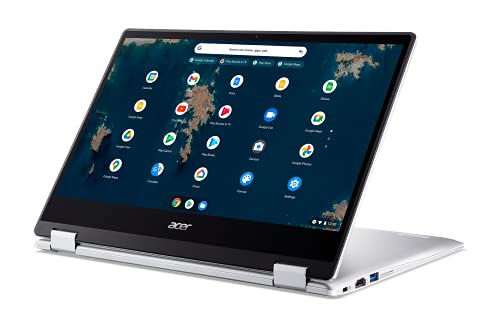 Acer Chromebook Spin 314 Convertible Laptop | Intel Pentium Silver N6000 | 14" Full HD IPS Touch Display | 8GB LPDDR4X | 64GB eMMC | Intel Wi-Fi 6 AX201 | Backlit KB | Chrome OS | CP314-1HN-P138