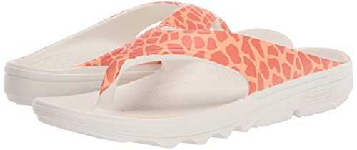 Spenco Women's Fusion 2 Safari Flip-Flop, Pink Giraffe, 11