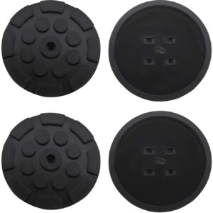 4Pcs Universal Round Rubber Arm Pads for Car Auto Jacking Lift Dia 120mm Thick 25mm Car Auto Truck Hoist