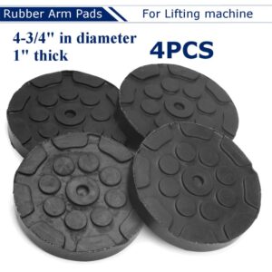 4Pcs Universal Round Rubber Arm Pads for Car Auto Jacking Lift Dia 120mm Thick 25mm Car Auto Truck Hoist