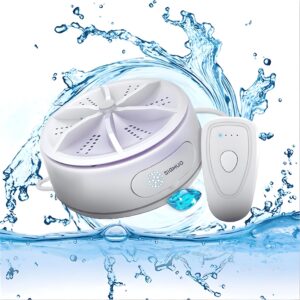 sigmuo sink washing machine | mini portable washing machine for clothes and dishes | 3 in 1 portable washer | for traveling, camping & home | ultrasonic washer | usb connector