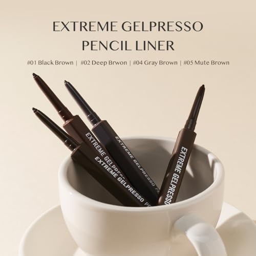 CLIO Extreme Gelpresso Pencil Liner 01 Black Brown