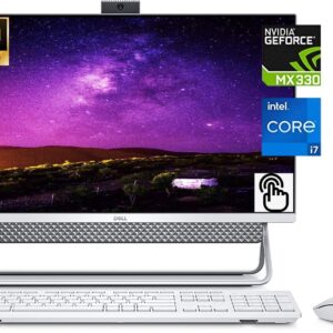 Dell Inspiron 27 7000 Series Touchscreen All-in-One Desktop, 11th Gen Intel Core i7-1165G7, 32GB RAM,1TB SSD+1TB HDD, GeForce MX330-1080p, Windows 10 Home