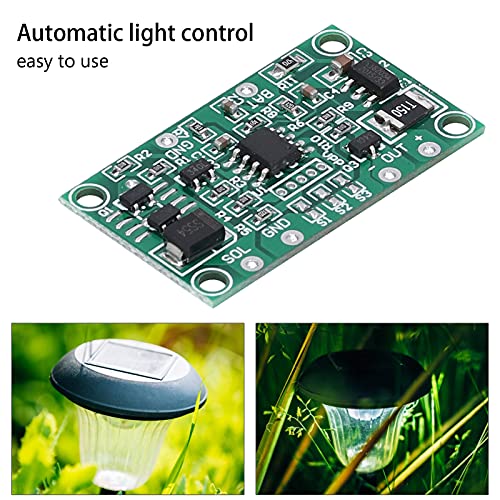 3.2V 3.7V Solar Charge Controller Board Lithium Battery Charging Controller Auto ON/Off Light Control Switch for Solar Energy Single and Double Side Lights, Flash Lights, Landscape Lights