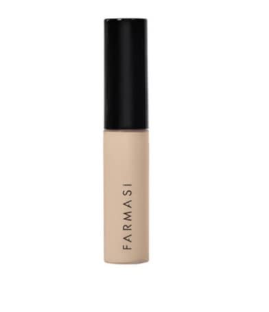 FARMASI Vfx Pro Liquid Concealer, Full Coverage, Highly Pigmented Concealer with Matte Finish without Clumping and Cracking, Covers Blemishes, Fine Lines, and Dark Circles, 0.24 fl oz/ 7ml (Porcelain)