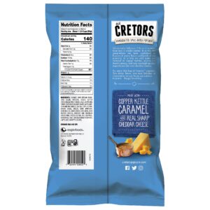 G.H. Cretors’ Gourmet Caramel Corn Popcorn – Irresistible Cheese & Rich Caramel Flavor in Convenient Individual Bags, 7.5 Oz (6 Pack)