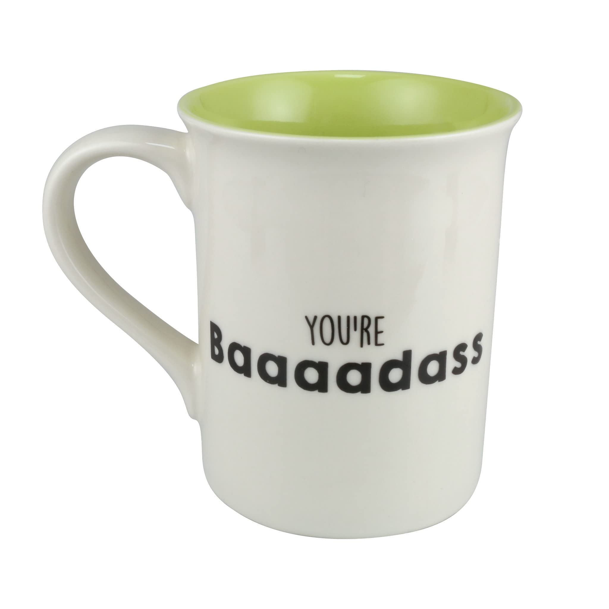 Enesco Our Name is Mud You are The Goat Sculpted Coffee Mug, 16 Ounce, Multicolor