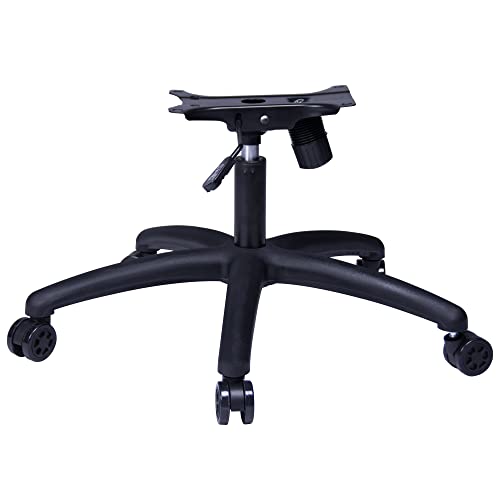 Yoogu 28inch 350lbs Heavy Duty Gaming Office Chair Replacement Base Swivel Chair Base with Bottom Plate Stand Cylinder and Casters