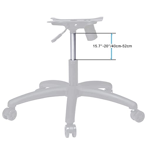 Yoogu 28inch 350lbs Heavy Duty Gaming Office Chair Replacement Base Swivel Chair Base with Bottom Plate Stand Cylinder and Casters