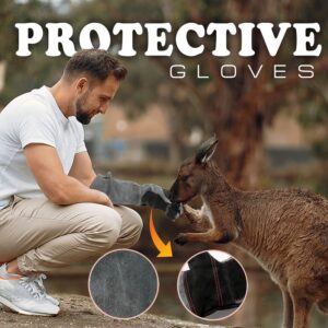 TIROTECHS Bite Proof Animal Handling Gloves, Bite Proof Gloves, Dog Bite Gloves, Dog Bite Proof Gloves, Anti Dog Bite Gloves, Cat Gloves Bite Proof, Cat Grooming Gloves