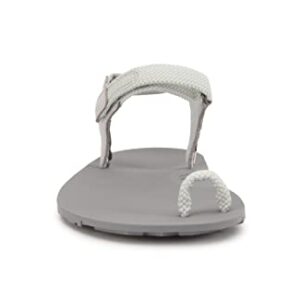 Xero Shoes Women's Jessie Lightweight Sandal - Barefoot Minimalist Sandal Oyster Gray,7