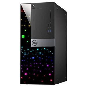 Dell Custom Built RGB Lights PC OptiPlex Mini Tower Computer Intel Core i5-6500 Quad-Core Processor 8GB RAM 512GB Solid State Storage (SSD) ~ Windows 10 ~ Wi-Fi ~ Keyboard & Mouse (Renewed)