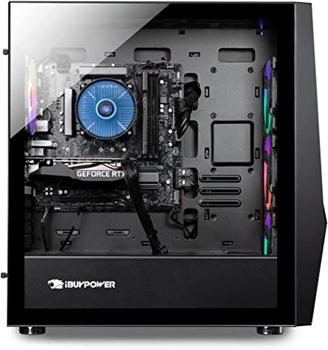 iBUYPOWER Pro Gaming PC Computer Desktop Slate5MR 254i (AMD Ryzen 3 3100 3.6 GHz, RX 6500XT 4GB, 8GB DDR4, 480 GB SSD, WiFi Ready, VR Ready, Windows 11 Home)
