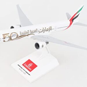 Daron SkyMarks Emirates 777-300ER 1/200 w/Gear 50th Anniversary SKR1099