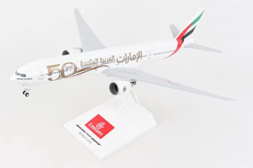 Daron SkyMarks Emirates 777-300ER 1/200 w/Gear 50th Anniversary SKR1099