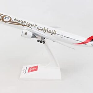 Daron SkyMarks Emirates 777-300ER 1/200 w/Gear 50th Anniversary SKR1099