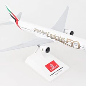 Daron SkyMarks Emirates 777-300ER 1/200 w/Gear 50th Anniversary SKR1099