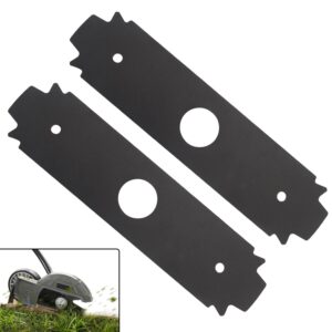 LIZEWEI 2-Pack AC04215 8" Reversible Heavy Duty Hardened Steel Edger Blade Expand-It - Compatible with Ryobi UT50500, UT15518, RY15518, RYEDG11, P2310 and P2300B Heavy Duty Edger (818-928)