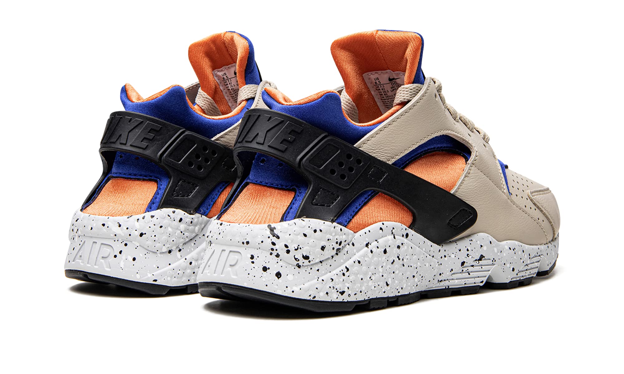 Nike Air Huarache Rattan/Hyper Royal/Bright Mandarin/Black 9 D (M)