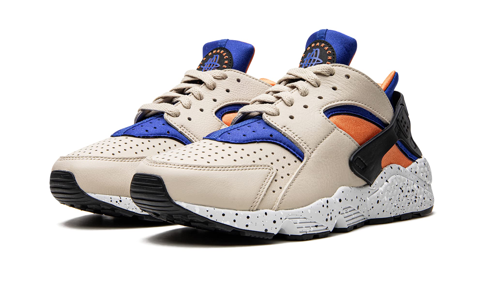 Nike Air Huarache Rattan/Hyper Royal/Bright Mandarin/Black 9 D (M)