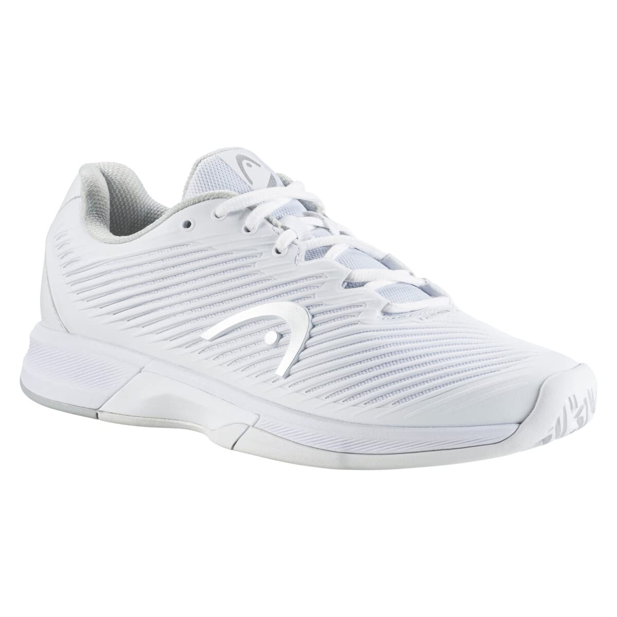 HEAD Women's Revolt Pro Sneaker, White/Grey, 7.5