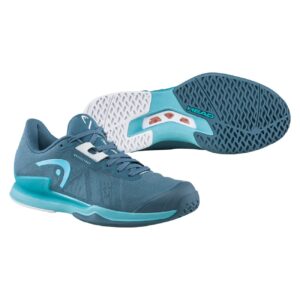 HEAD Women's Sprint Pro 3.5 Tennis Shoes (US, Blue Turquoise, Numeric_5_Point_5)