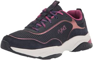 ryka women's nostalgia walking shoe navy blue 11 m