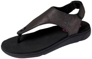 ryka women's margo sandal black pearl 9.5 m
