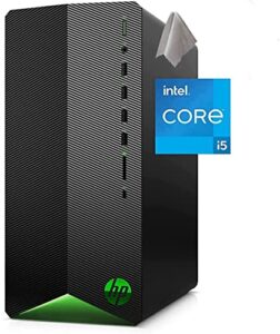 hp pavilion gaming desktop, 11th gen intel core i5-11400f (6 cores, up to 4.4ghz, beat i7-9700k), 16gb ddr4 ram, 512gb pcie ssd, nvidia geforce gtx 1650, wifi, pre built pc bundle with jawfoal
