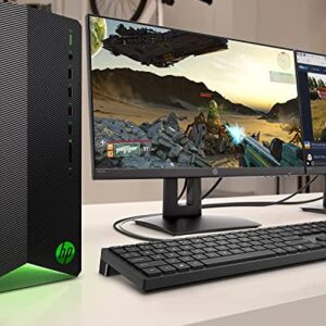 HP Pavilion Gaming Desktop, 11th Gen Intel Core i5-11400F (6 Cores, up to 4.4GHz, Beat i7-9700K), 16GB DDR4 RAM, 512GB PCIe SSD, NVIDIA GeForce GTX 1650, WiFi, Pre Built PC Bundle with JAWFOAL