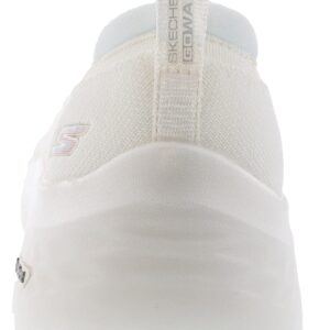 Skechers Women's Gowalk Hyper Burst Grand Smile Slip On Sneaker, White, 9