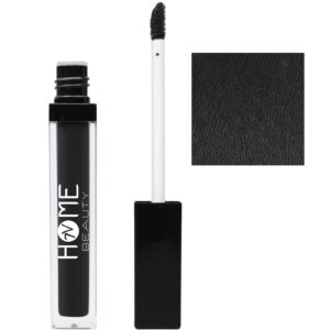 7V HOME BEAUTY Black Matte Liquid Lipstick, Long Lasting High Pigmented Non-stick Waterproof Black Lipstick (5ml, 723)