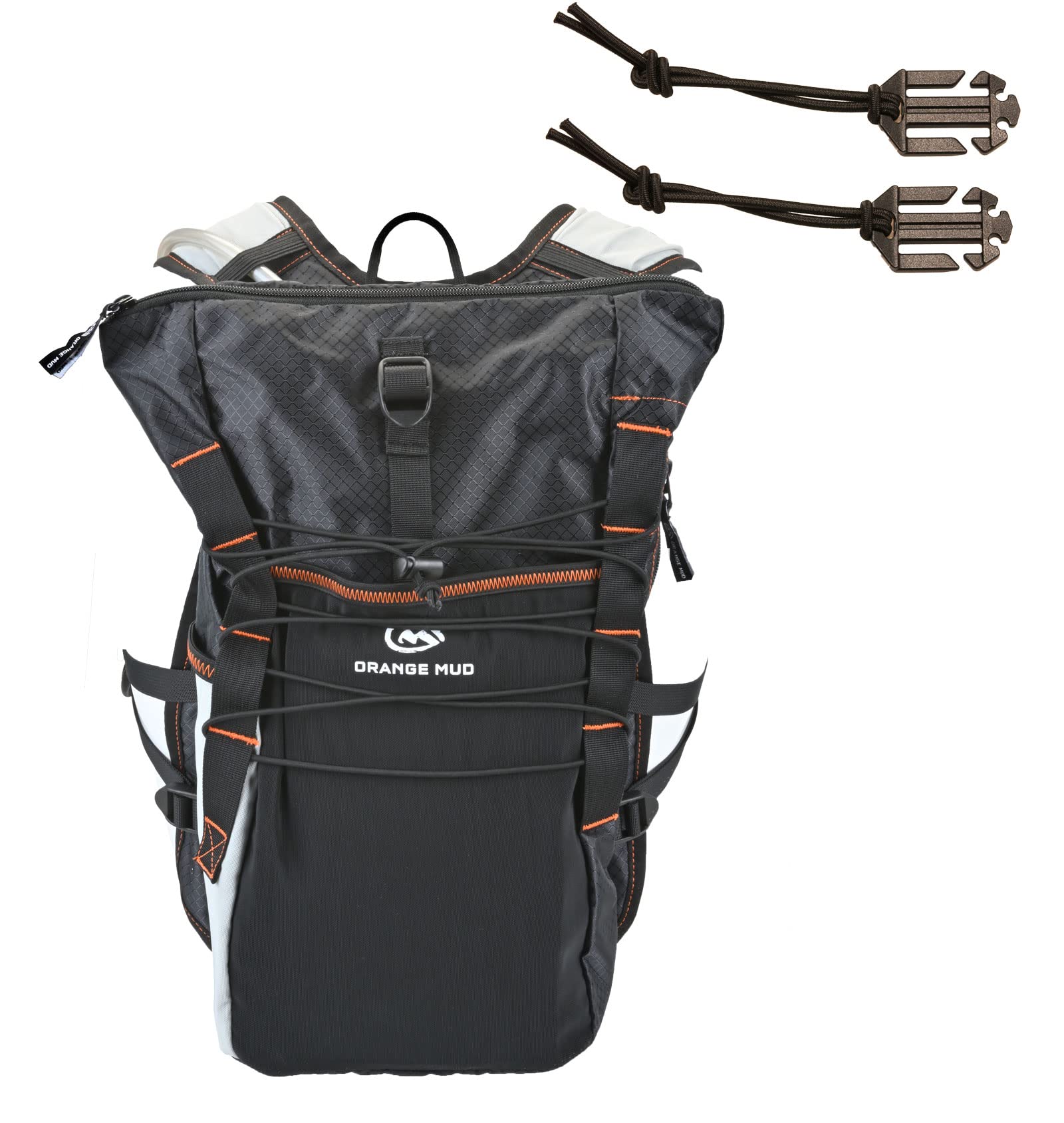 M Orange Mud Adventure Pack 12L, Black 3.0, with TPH