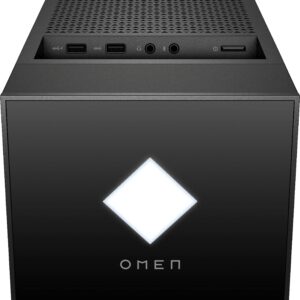 HP OMEN GT13 Gaming & Entertainment Desktop PC (AMD Ryzen 5 5600G 6-Core, 16GB RAM, 1TB SSD, Radeon RX 6600 XT, WiFi, Bluetooth, HDMI, USB 3.1, Display Port, Jet Black, Win 11 Home) with Hub