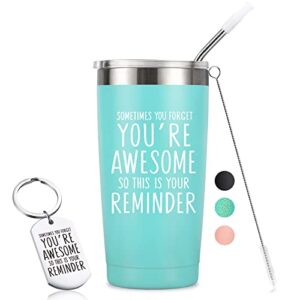 masgalacc gifts for women - inspirational gifts, birthday gifts, thank you gifts for women, mom, best friend, sister, her, coworker, employee, wife - 20 insulated tumbler