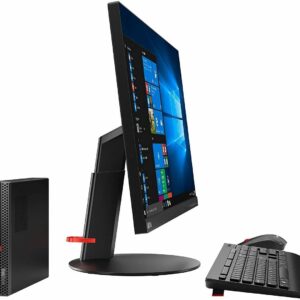 Lenovo ThinkCentre M920q Tiny Desktop,Intel Hexa-core i7-8700T Up to 4.0 GHz,16GB RAM,256GB NVME SSD,HDMI,DisplayPort,WiFi,Bluetooth,Wireless Keyboard Mouse,Windows 11 (Renewed)