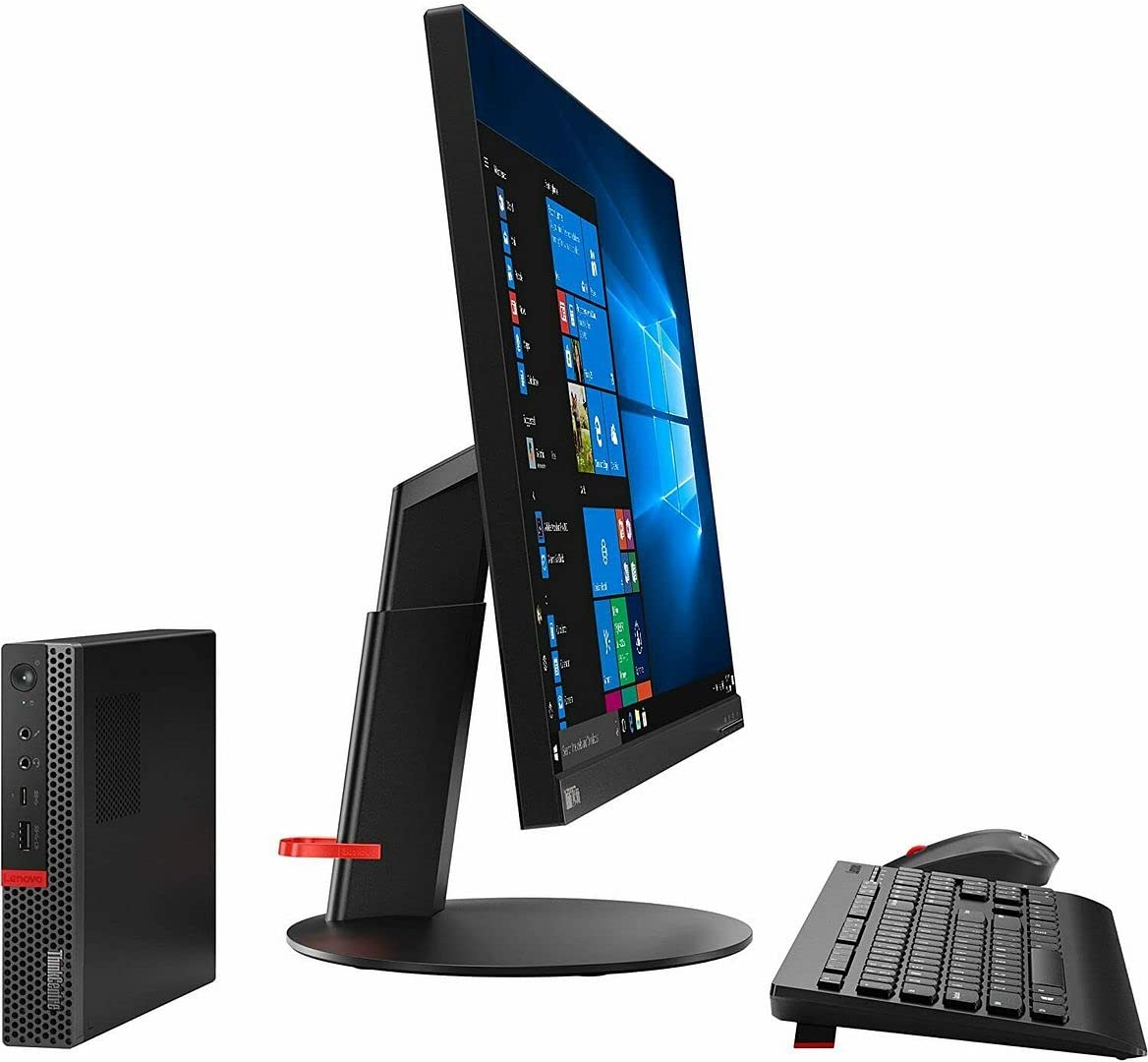 Lenovo ThinkCentre M920q Tiny Desktop,Intel Hexa-core i7-8700T Up to 4.0 GHz,16GB RAM,256GB NVME SSD,HDMI,DisplayPort,WiFi,Bluetooth,Wireless Keyboard Mouse,Windows 11 (Renewed)