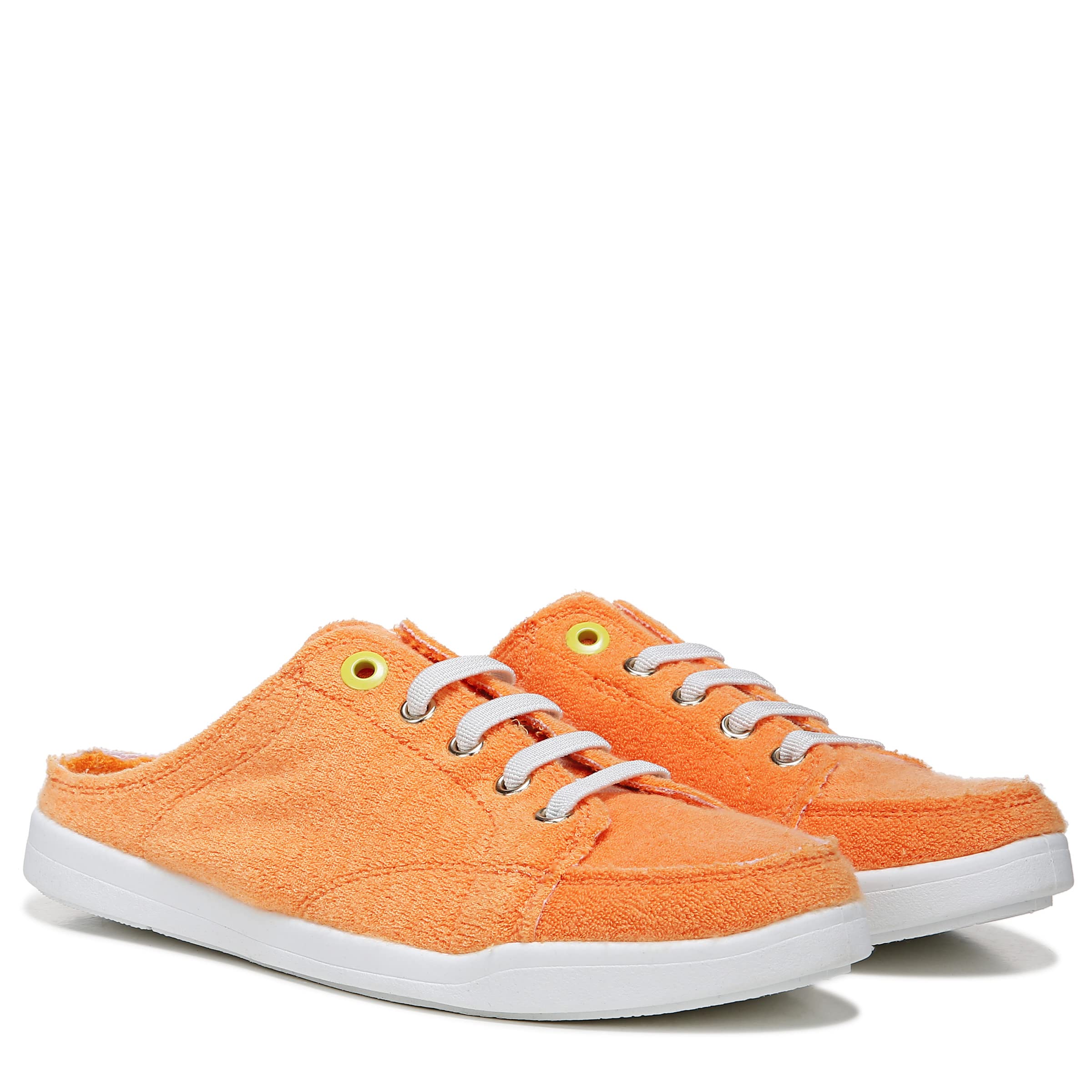 Vionic Beach Breeze Backless Sneakers for Women-Sustainable Shoes That Include Three-Zone Comfort with Orthotic Insole Arch Support, Machine Wash Safe- Sizes 5-11 Marigold Terry 10 Medium