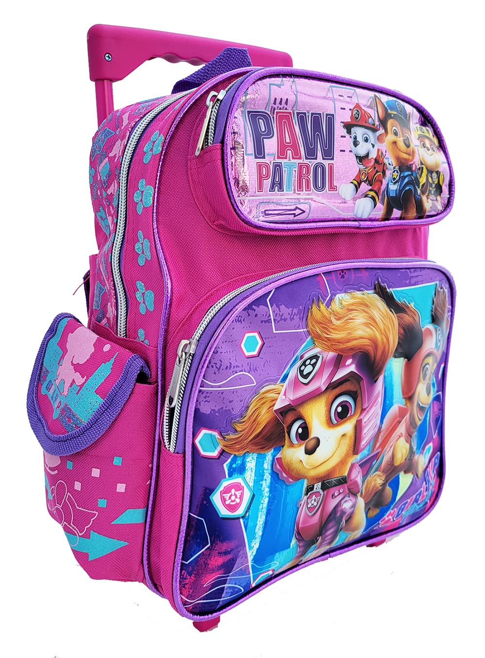 Paw Patrol 12 Inch Small Rolling Backpack Toddler 4 - 6 yrs