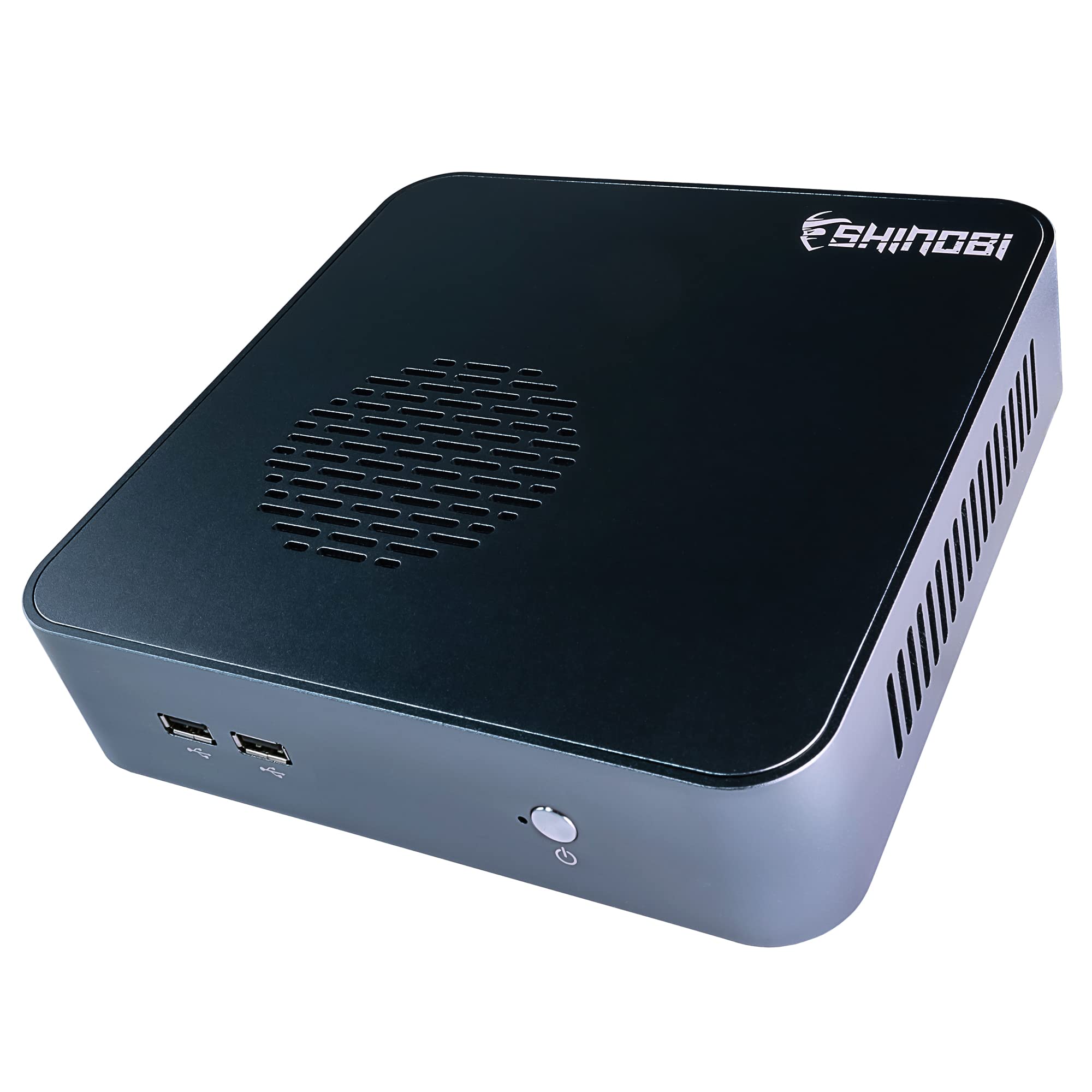 Shinobi Mini PC Computer | 4K Streaming Media Center + Mini Gaming PC | AMD Ryzen 7 (8-Core) + Radeon Vega 7 iGPU | 16GB DDR4 RAM | 512GB NVME SSD | Wi-Fi 6 + BT | Windows 11 Pro