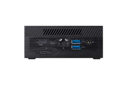 ASUS PN62S Mini PC System with Intel Core i5-10210U, 8GB DDR4 RAM, M.2 PCIE 256GB SSD, WiFi 6, Bluetooth, USB-C, Windows 10 Pro (PN62S-SYS582PXFD), Black