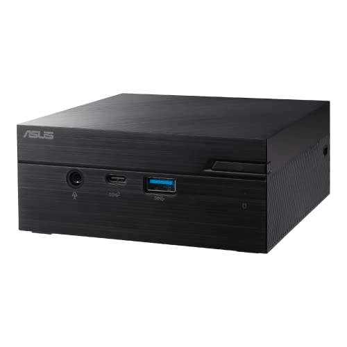 ASUS PN62S Mini PC System with Intel Core i5-10210U, 8GB DDR4 RAM, M.2 PCIE 256GB SSD, WiFi 6, Bluetooth, USB-C, Windows 10 Pro (PN62S-SYS582PXFD), Black