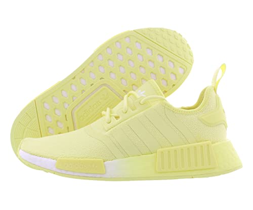 adidas Originals NMD R1 Womens Shoes Size 7, Color: Lime Yellow/White