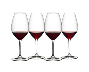 riedel 6422/02-4 red wine glasses, set of 4, riedel wine friendly riedel 002, red wine, 30.0 fl oz (997 ml)