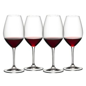 Riedel 6422/02-4 Red Wine Glasses, Set of 4, Riedel Wine Friendly Riedel 002, Red Wine, 30.0 fl oz (997 ml)