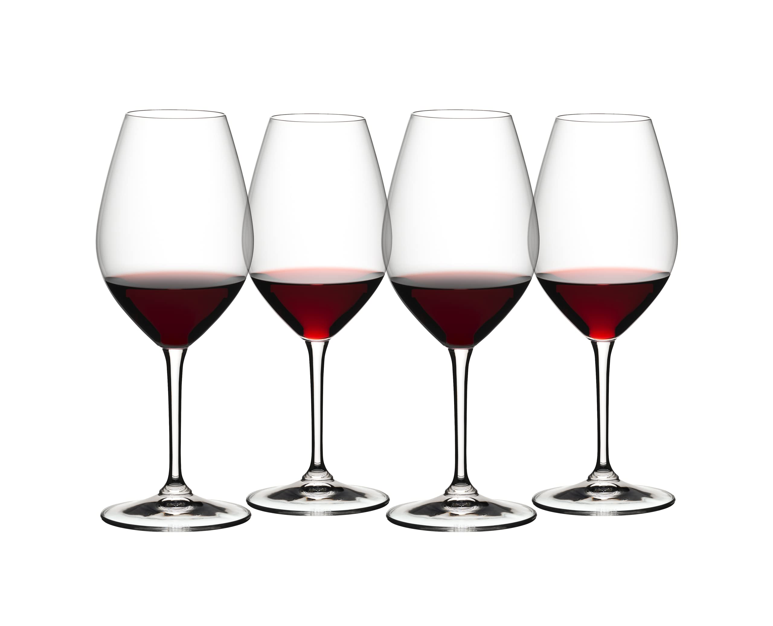 Riedel 6422/02-4 Red Wine Glasses, Set of 4, Riedel Wine Friendly Riedel 002, Red Wine, 30.0 fl oz (997 ml)