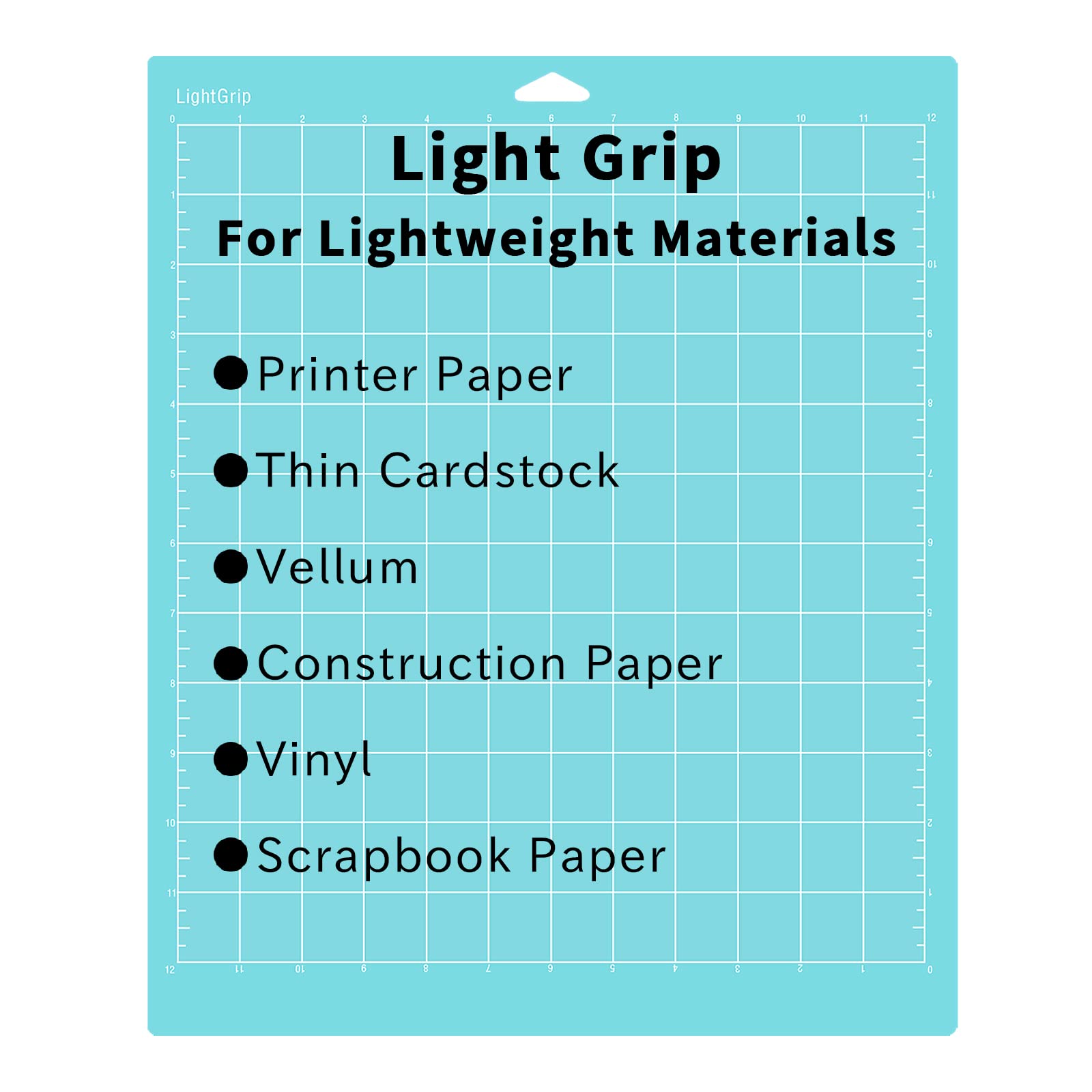 AHIJOY Light Grip Cutting Mat for Cricut 12“x12” 6 Pack Cricut Accessories Cutting Mat for Cricut Maker/Air 2/Air/One Adhesive Sticky Cutting Mats Accessories for Cricut,Blue