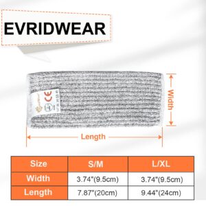 Evridwear Arm Protectors for Thin Skin and Bruising Cut Resistant Arm Sleeves Arm Guards Protective Sleeves for Men Women, without Thumb Hole L/XL