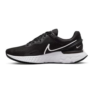 nike womens react miler 3 running trainers dd0491 sneakers shoes (uk 5 us 7.5 eu 38.5, black white anthracite 001)